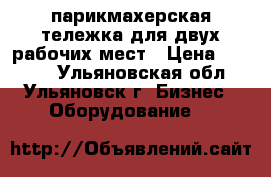 парикмахерская тележка для двух рабочих мест › Цена ­ 3 800 - Ульяновская обл., Ульяновск г. Бизнес » Оборудование   